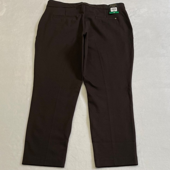 Banana Republic Ladies Ponte Pants, Straight Leg, Stretch, Brown, Size 12 NWT - Picture 8 of 16